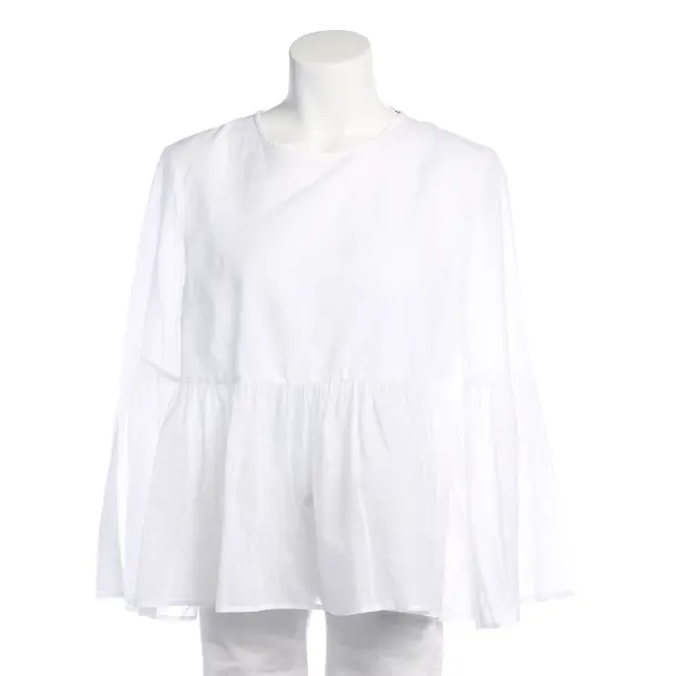 Blouse in White, Cotton, Peserico