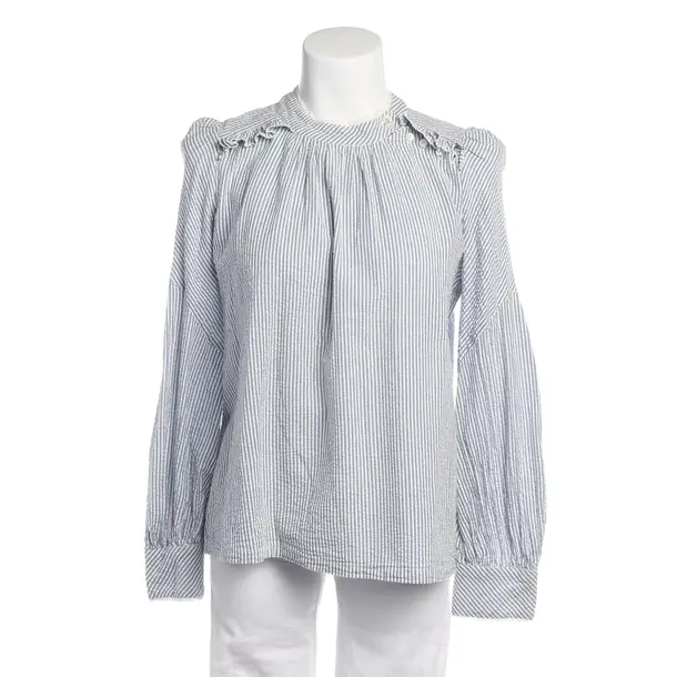 Bluse in Blau, Baumwolle, Ba&sh