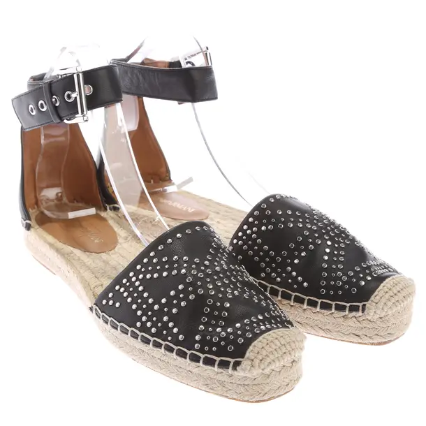 Espadrilles in Schwarz, , Emporio Armani