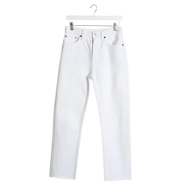 Jeans Straight Fit in Weiß, Baumwolle, Re/Done
