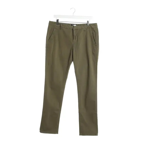 Pants in Green, Cotton, Dondup
