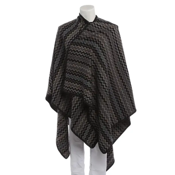 Poncho in Mehrfarbig, Wolle, Missoni