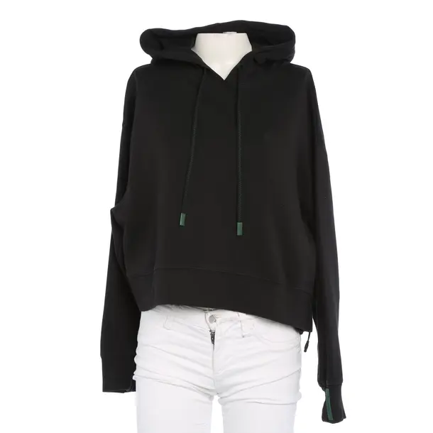 Hoodie in Schwarz, Baumwolle, Lacoste