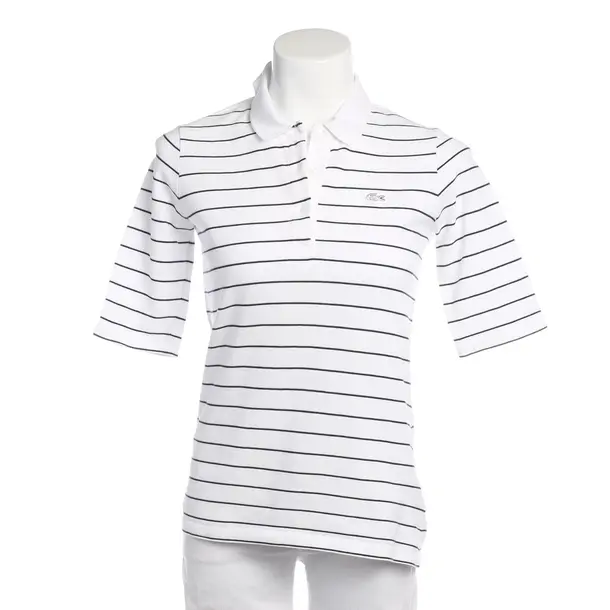 Poloshirt in Weiß, Baumwolle, Lacoste