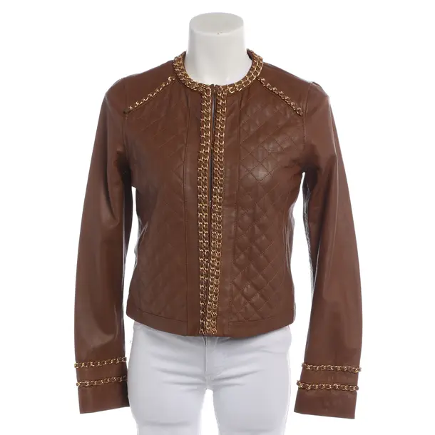 LeatherJacket in Brown, Leather, Michael Kors