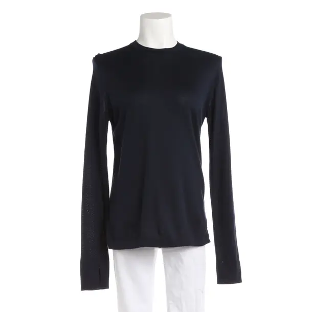 Pullover, in Navy, Seide, Loro Piana