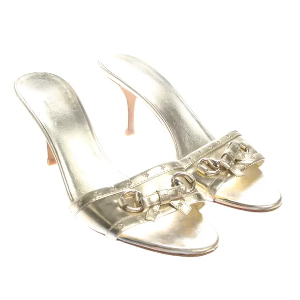 Sandaletten in Metallic, , Gucci