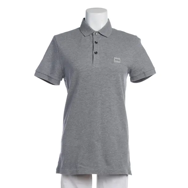 Poloshirt in Grau, Baumwolle, Hugo Boss Black Label