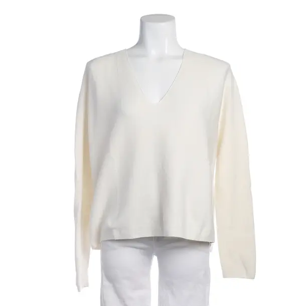 Jumper in White, Cotton, Hugo Boss