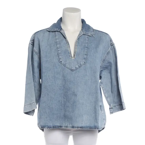 Jeanshemd in Blau, Baumwolle, Mos Mosh