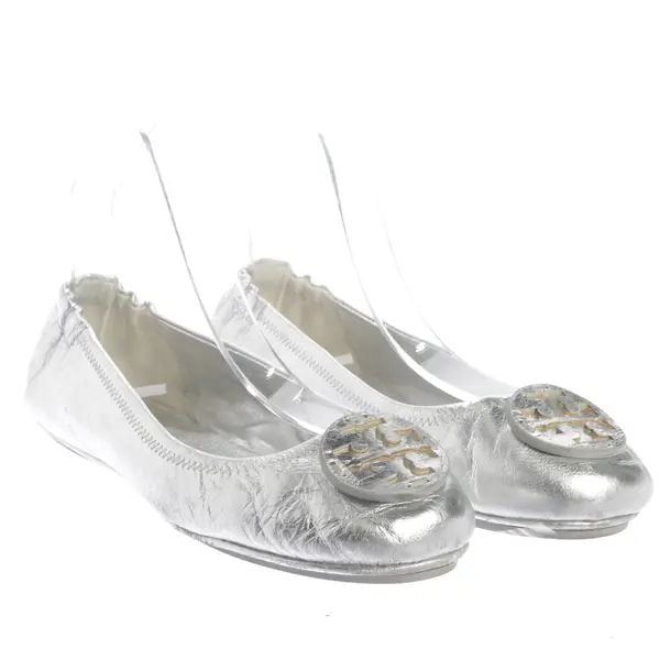 Ballet Flats in Metallic, , Tory Burch