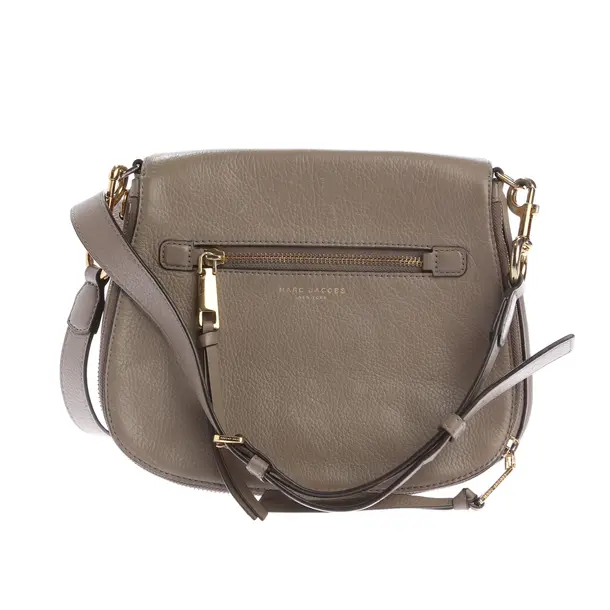 Shoulder Bag in Gray, Leather, Marc Jacobs