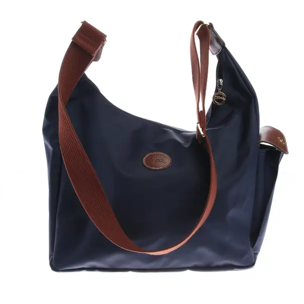 Schultertasche in Blau, Polyvinyl, Longchamp