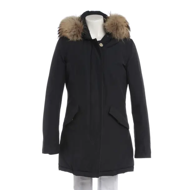 Winter Jacket in Blue, Cotton, Woolrich