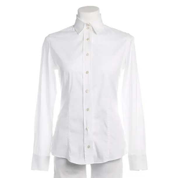 Blouse in White, Cotton, Soluzione