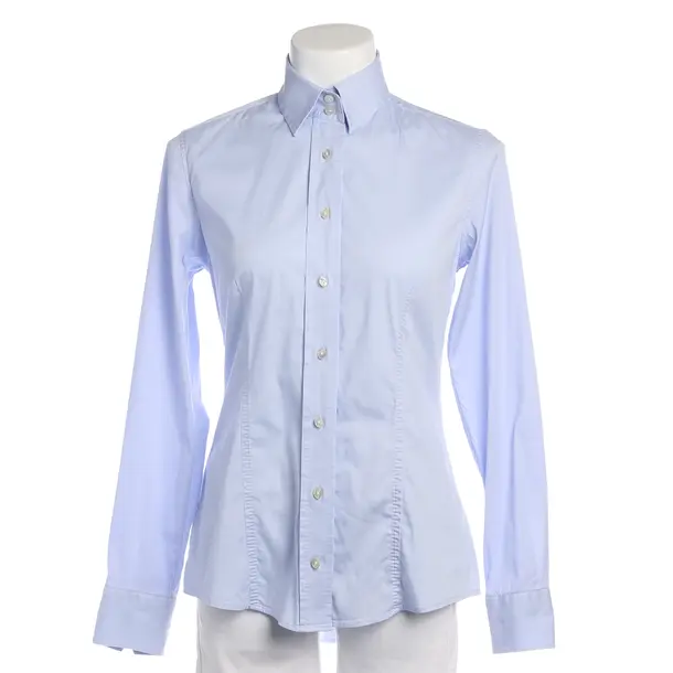Blouse in Blue, Cotton, Soluzione