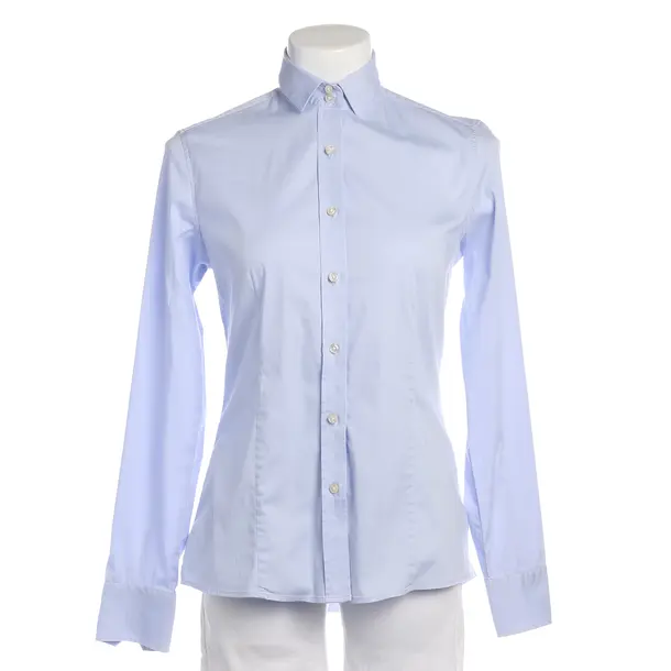 Blouse in Blue, Cotton, Soluzione