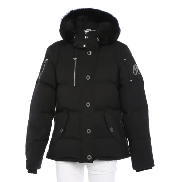Winter Jacket in Black, Cotton, Moose Knuckles