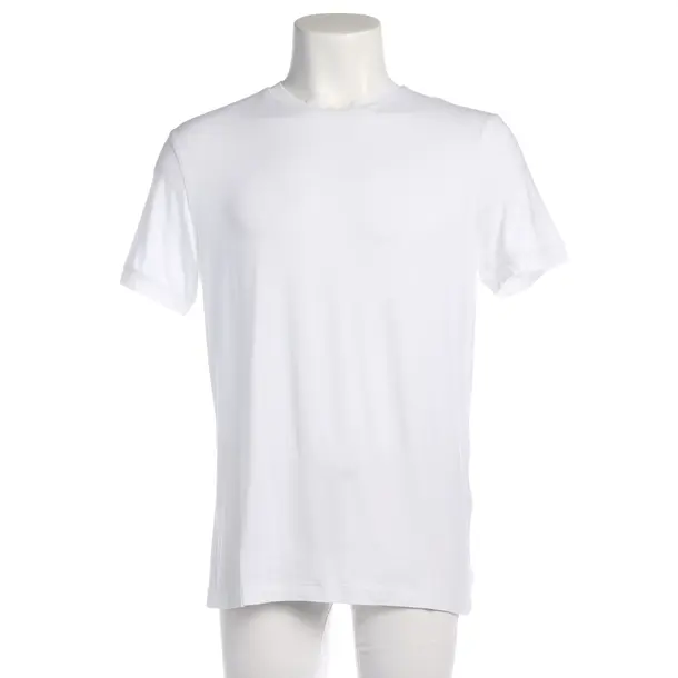 T-Shirt in Weiß, Viskose, Armani Collezioni