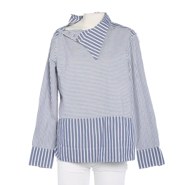 Bluse in Blau, Baumwolle, Ganni
