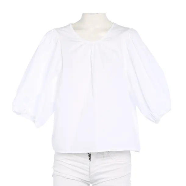 Blouse in White, Cotton, Mrs & Hugs
