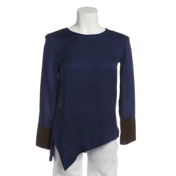 Blouse in Blue, Silk, Odeeh