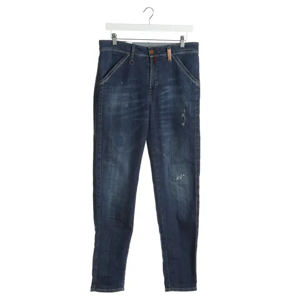Straight Fit Jeans in Blue, Cotton, High Use