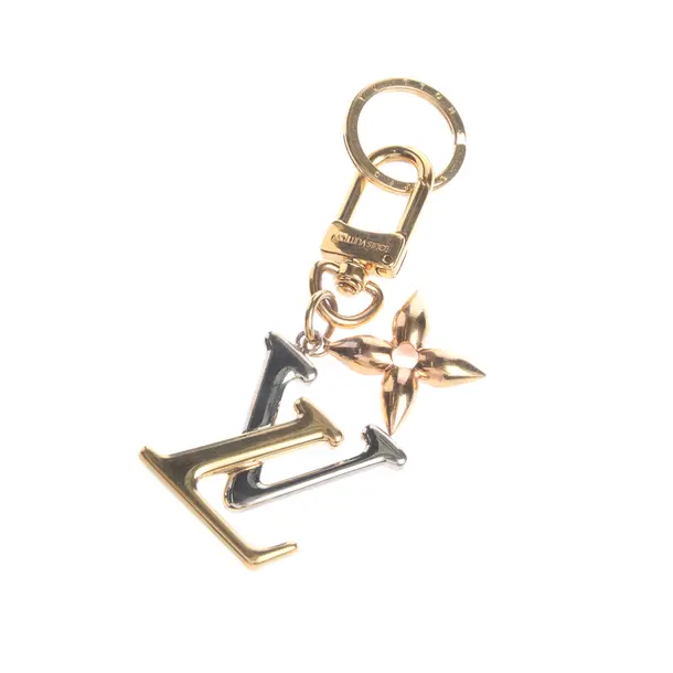 Schlüsselanhänger in Metallic, Metall (metallisch, metallisiert), Louis Vuitton