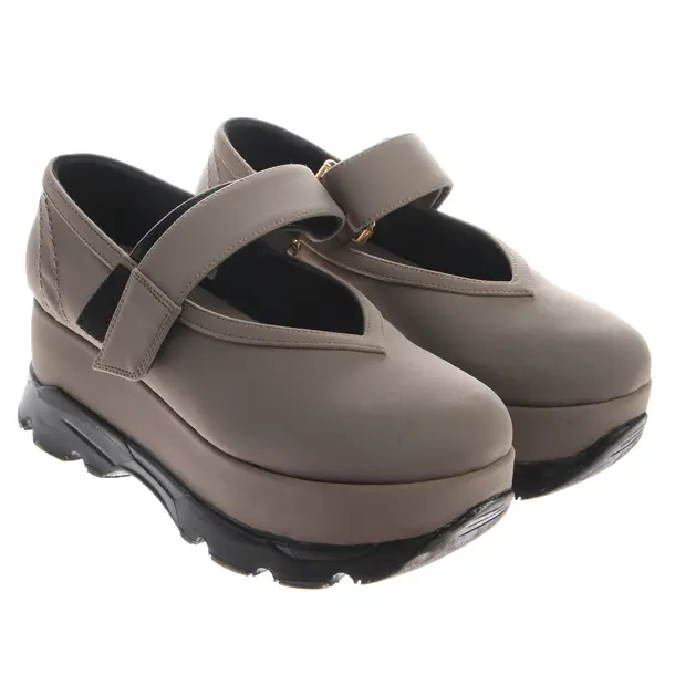 Flats in Gray, , Marni