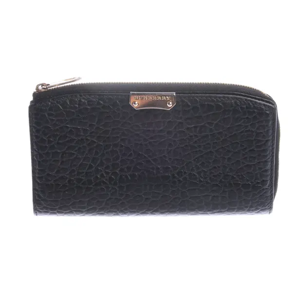 Geldbörse in Schwarz, Leder, Burberry