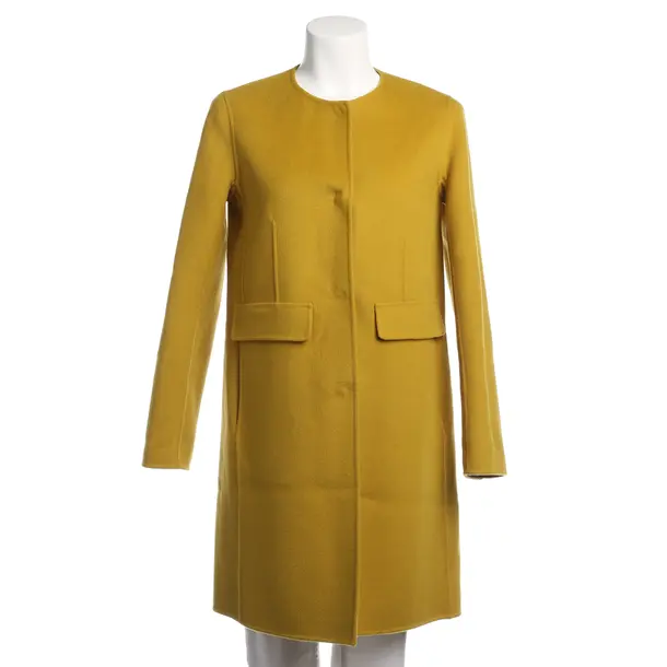 Übergangsjacke in Gelb, Wolle, Max Mara