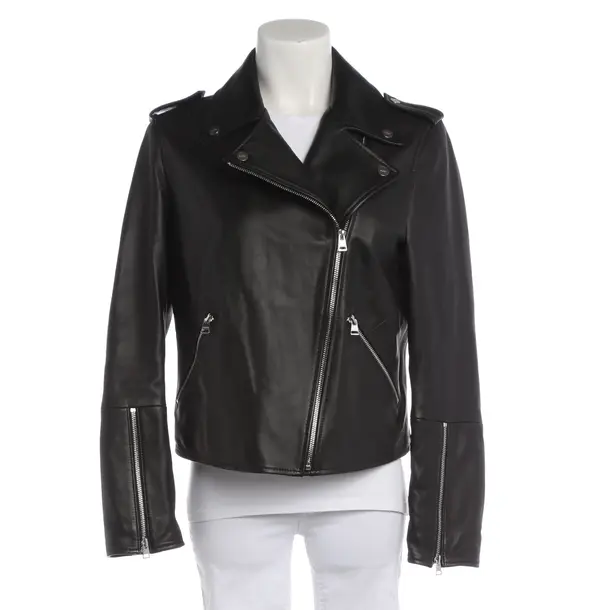 Lederjacke in Schwarz, Leder, Hugo Boss Red Label