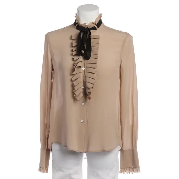 Bluse in Weiß, Seide, Lis Lareida