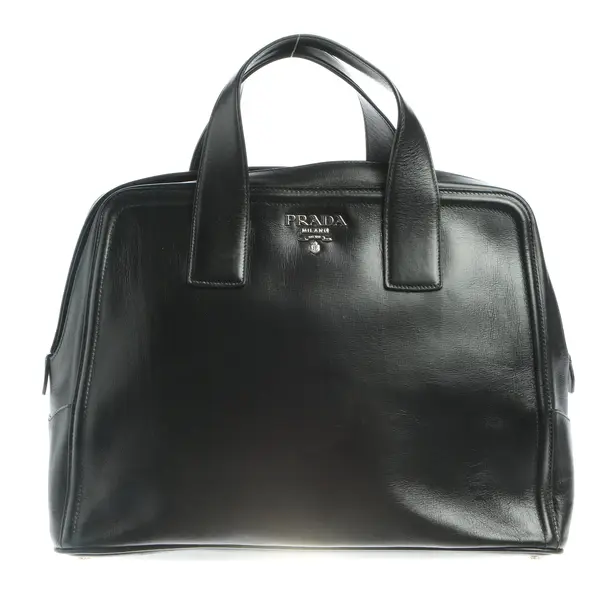 Handtasche in Schwarz, Leder, Prada