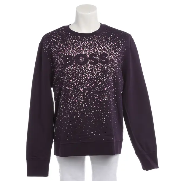 Sweatshirt in Lila, Baumwolle, Hugo Boss