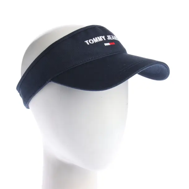 Sun Visor in Blue, Cotton, Tommy Jeans