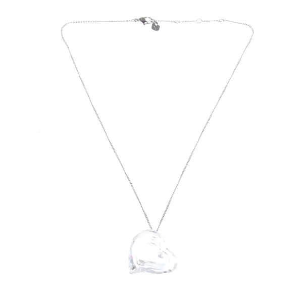 Necklace in Metallic, Metal (metallic, metallized), Swarovski
