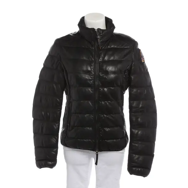 Lederjacke in Schwarz, Leder, Parajumpers