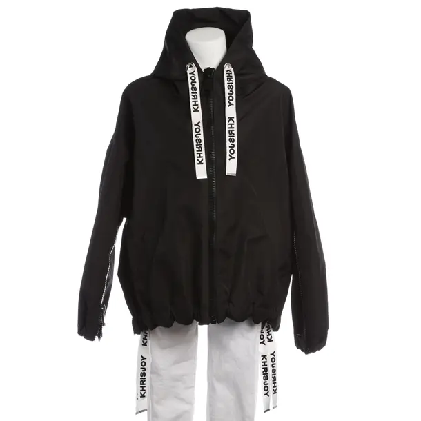 Mid-Season Jacket in Black, Polyester, Khrisjoy
