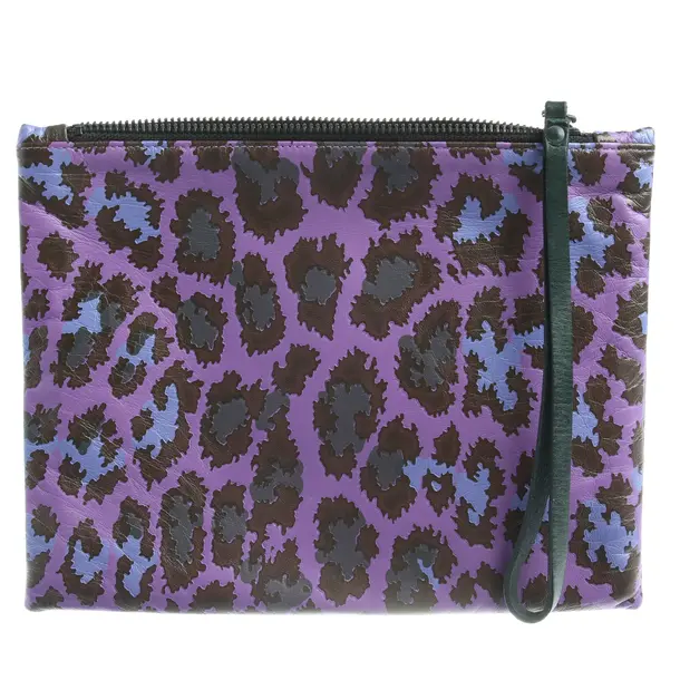 Clutch Bag in Multicolored, Leather, Christopher Kane