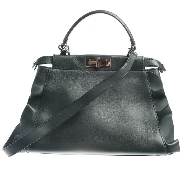 Handbag in Blue, Leather, Fendi