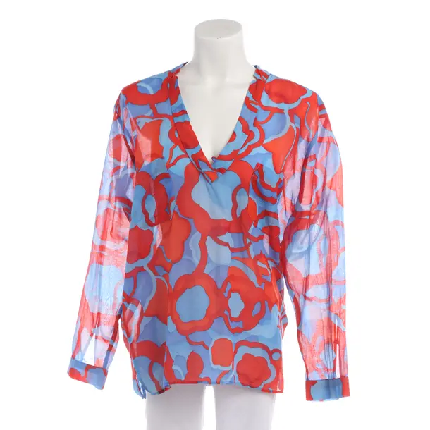Blouse in Red, Cotton, 0039 Italy