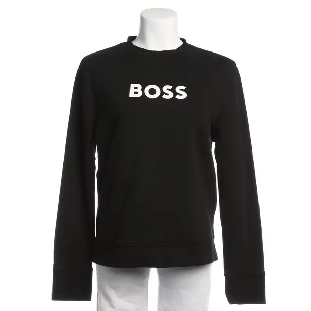 Sweatshirt in Schwarz, Baumwolle, Hugo Boss Orange