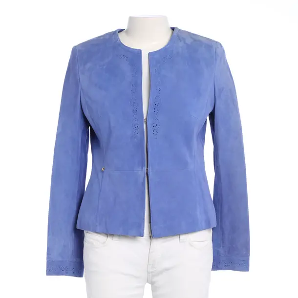 Lederjacke in Blau, Leder, Aigner
