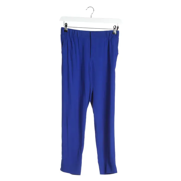 Pants in Blue, Silk, Roberto Cavalli