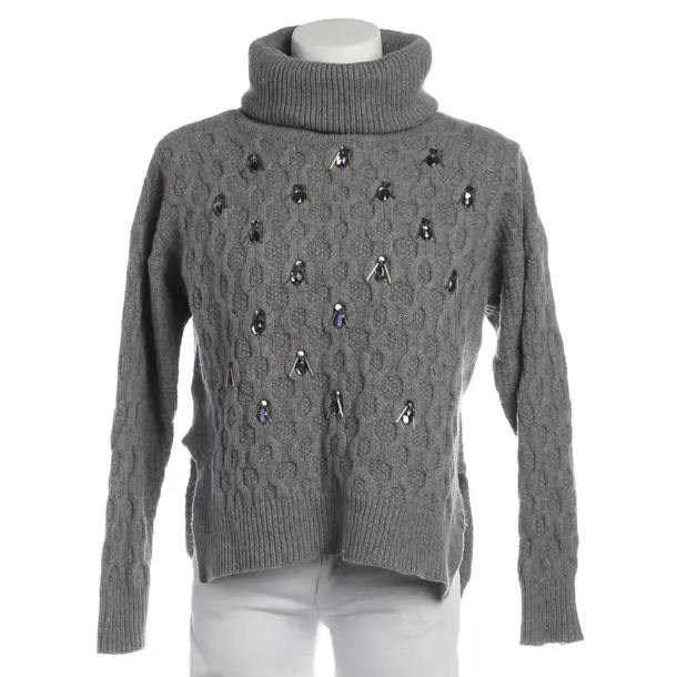 Wollpullover in Grau, Wolle, Markus Lupfer