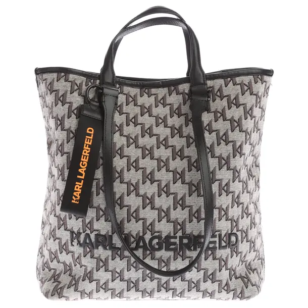 Shopper Bag in Multicolored, Cotton, Karl Lagerfeld