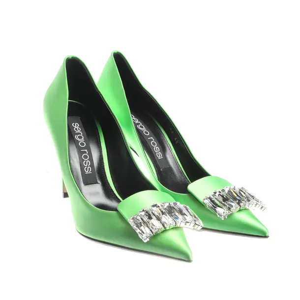 Pumps in Green, , Sergio Rossi