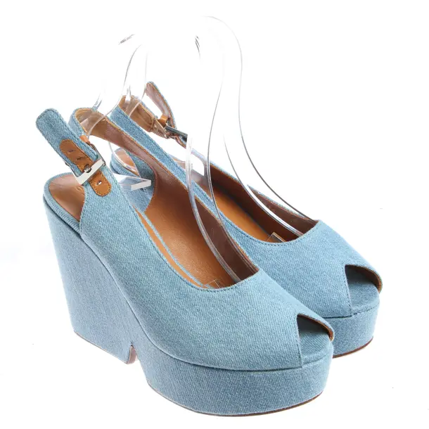 Sandaletten in Blau, , Clergerie