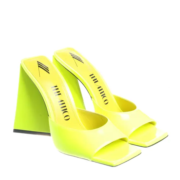Heeled Sandals in Neon, , The Attico